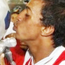 Ajax celebrate winning the Telkom KnockOut Cup 2008